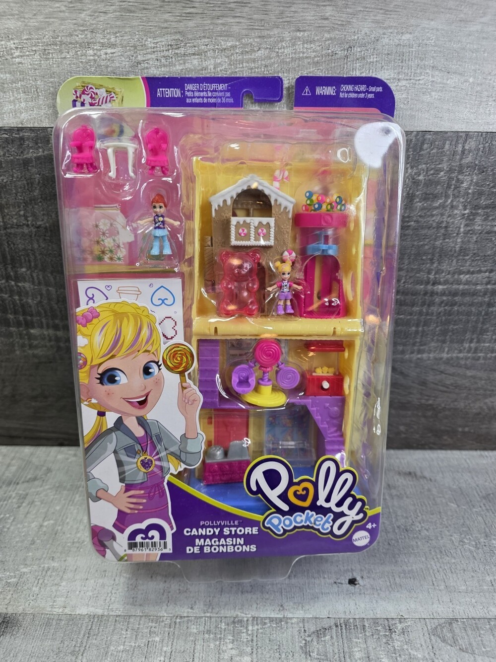 Polly Pocket Micro Pollyville Candy Store Play Set NEW SEALED b96